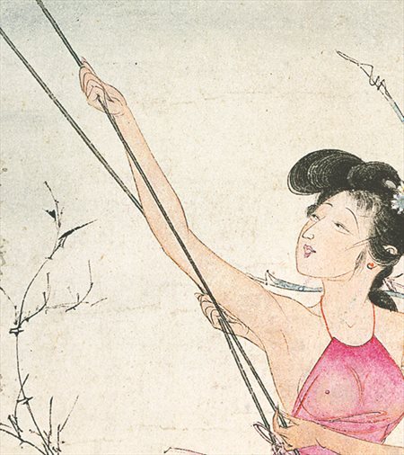 清水县-胡也佛的仕女画和最知名的金瓶梅秘戏图